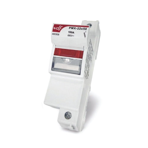 DF Fuse Holder; PMX; 22x58mm; 1P