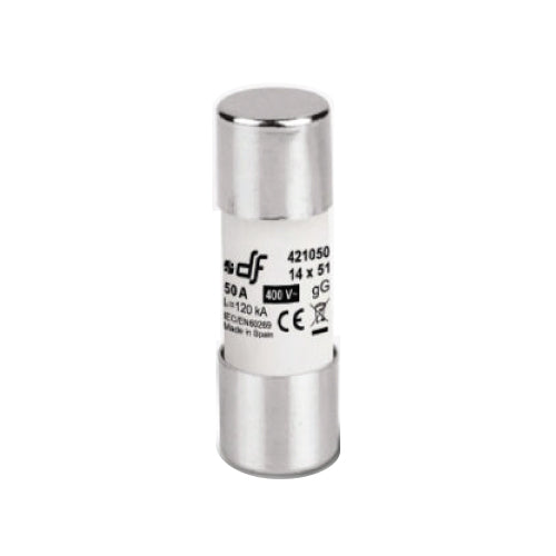 DF Cartridge Fuse; 14x51mm; Time-Lag; gG; 1A