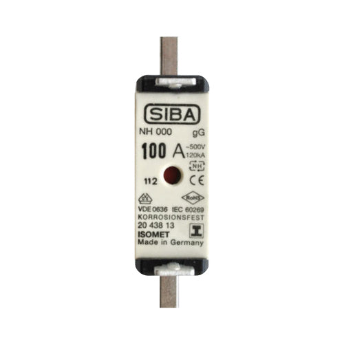 Siba Centre Tag Fuse; NH000; gG; 100A